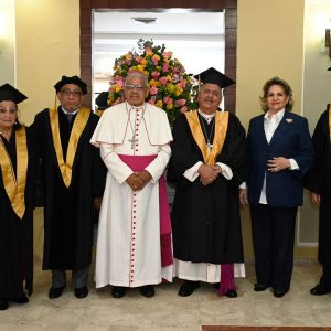 Zeneyda de Jesús Contreras, Francisco Cruz Pascual, Monseñor Francisco Ozoria Acosta, Monseñor Dr. Ramón Benito Ángeles Fernández, Alexandra Izquierdo, Ramón García Tatis.