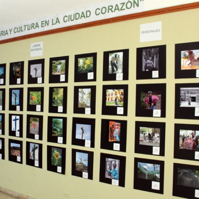 inauguracion de exposicion audiovisual arte cultura e historia en la ciudad Corazón - 1